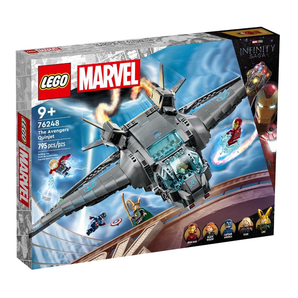 【磚星球】樂高 LEGO 76248 漫威系列 復仇者昆式戰鬥機 The Avengers Quinjet-細節圖2