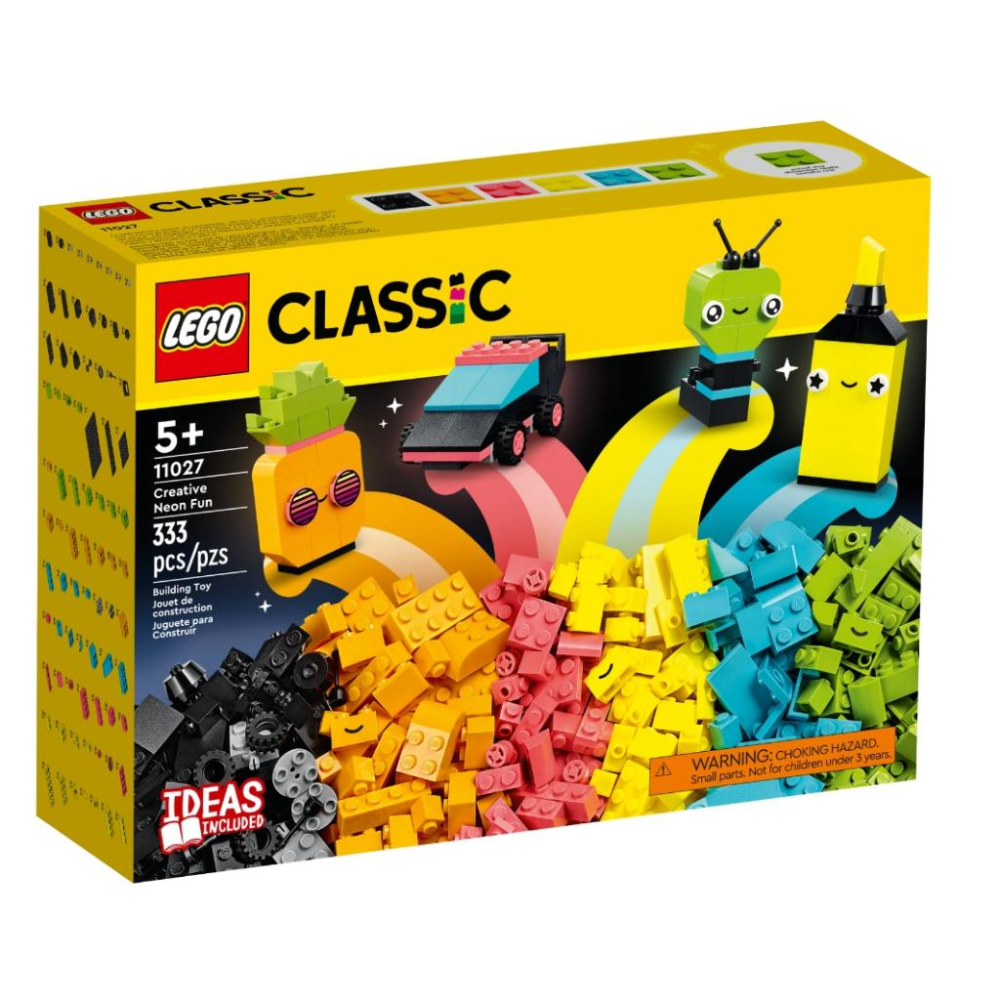 【磚星球】樂高 LEGO 11027 經典系列 創意螢光趣味套裝 Creative Neon Fun-細節圖2