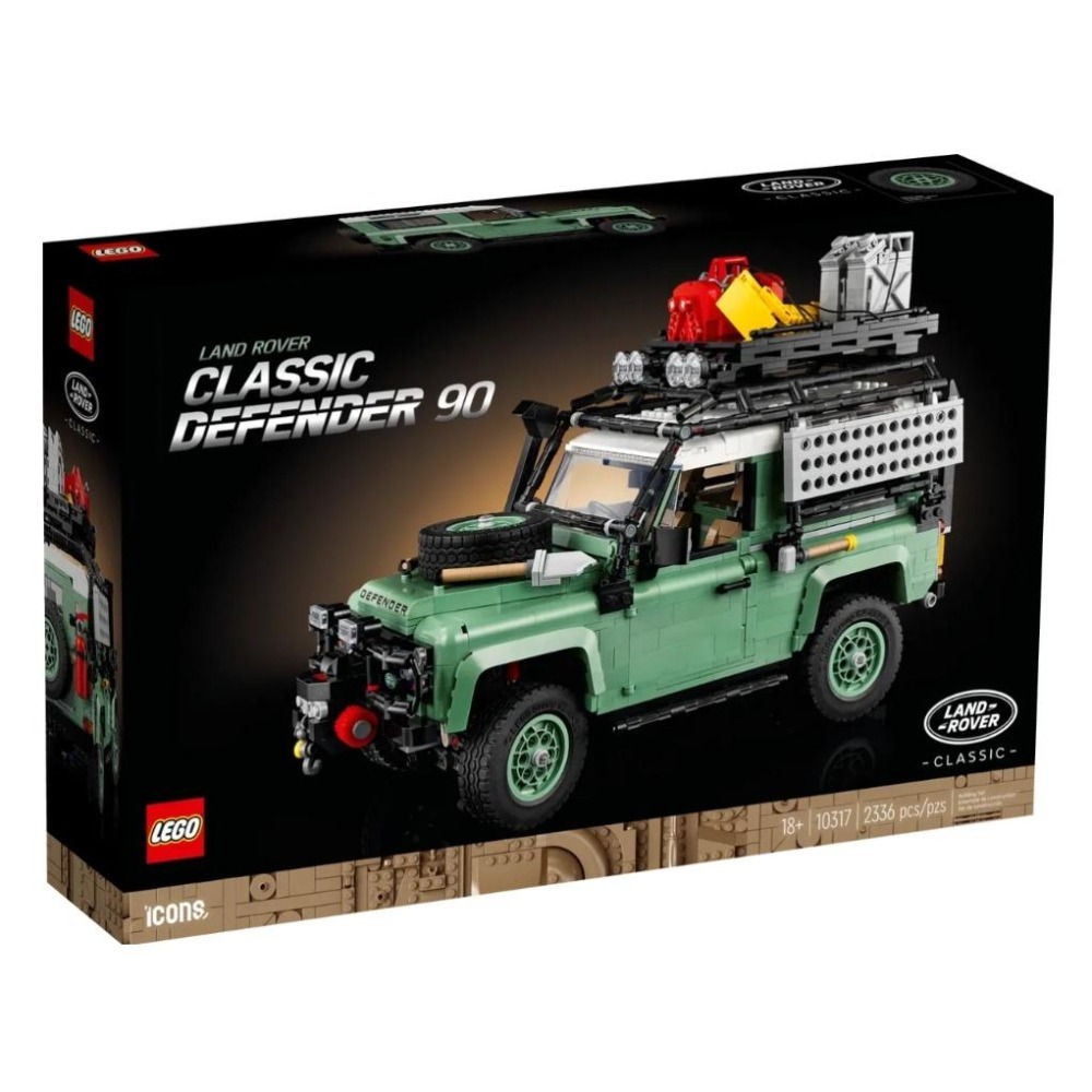 【磚星球】樂高 LEGO 10317 ICONS™ 經典路虎90紀念版 Classic Defender 90-細節圖2