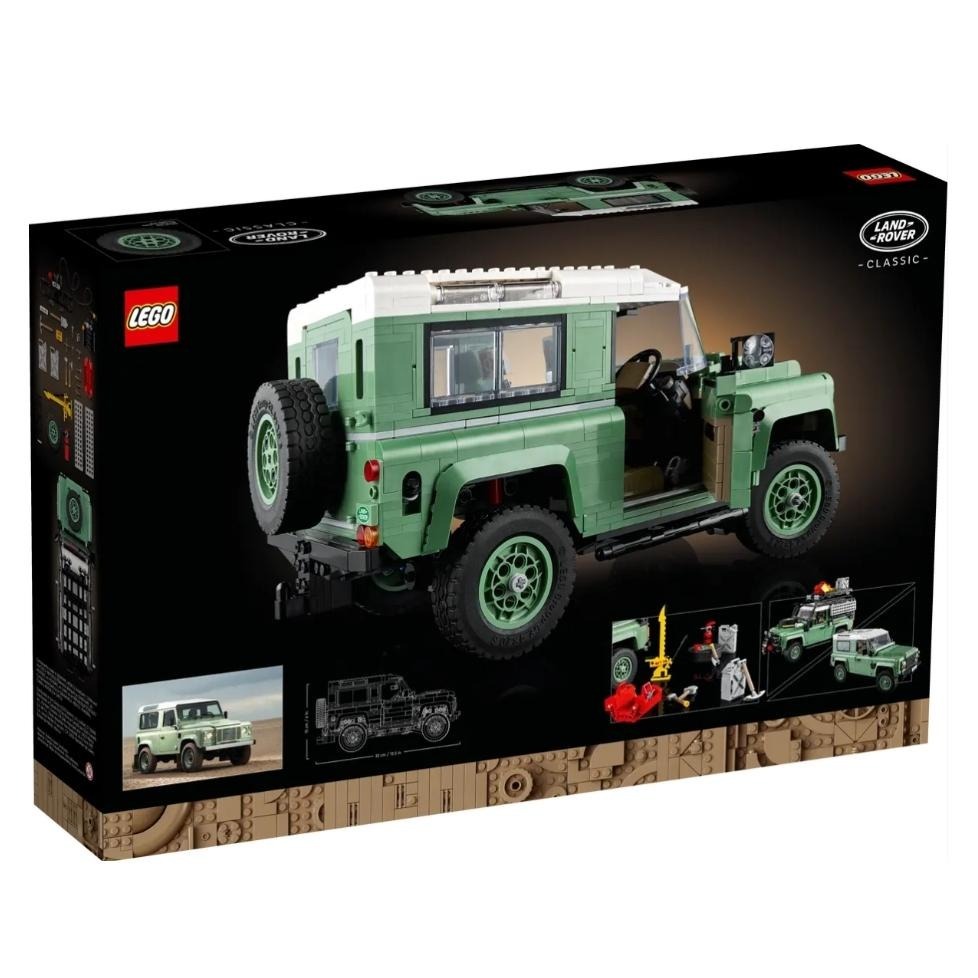 【磚星球】樂高 LEGO 10317 ICONS™ 經典路虎90紀念版 Classic Defender 90-細節圖4