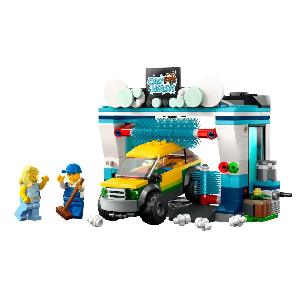 【磚星球】樂高 LEGO 60362 城市系列 洗車場 Car Wash-細節圖3