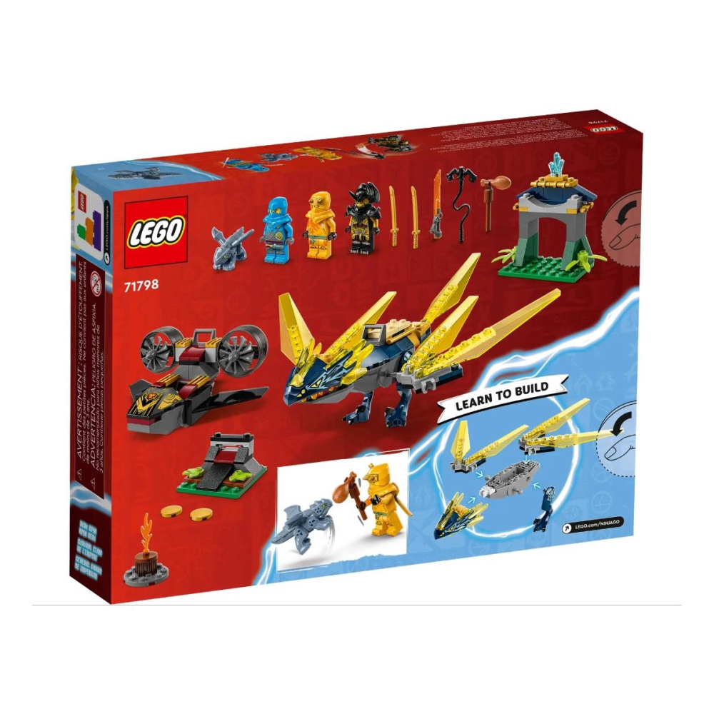【磚星球】樂高 LEGO 71798 旋風忍者 赤蘭與亞林的幼龍大戰 Nya& Arin＇s Dragon Battle-細節圖4