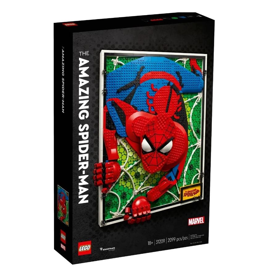【磚星球】樂高 LEGO 31209 ART藝術 驚奇蜘蛛人 The Amazing Spider-Man-細節圖2