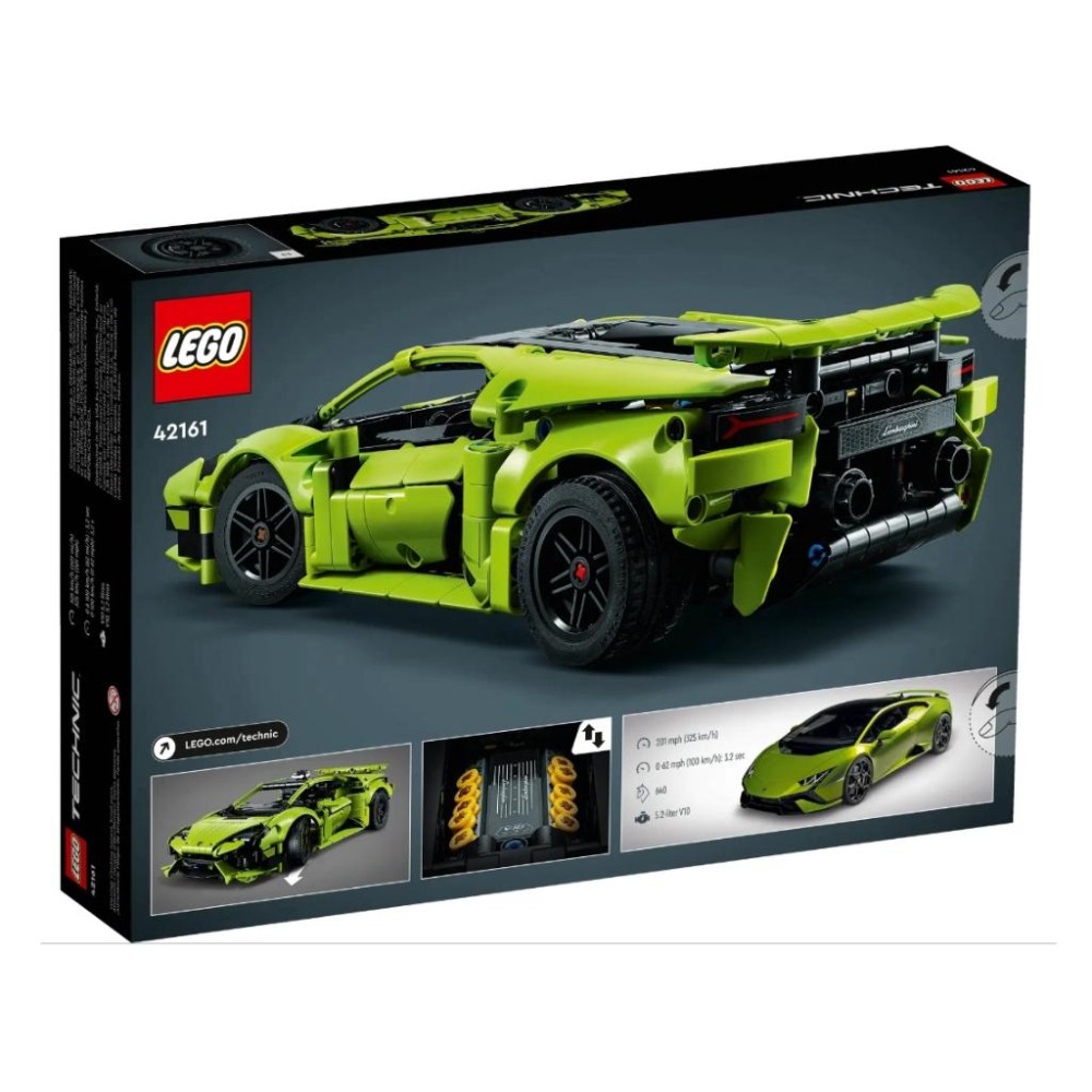 【磚星球】樂高 LEGO 42161 動力科技 藍寶堅尼Huracán Tecnica Lamborghini-細節圖4