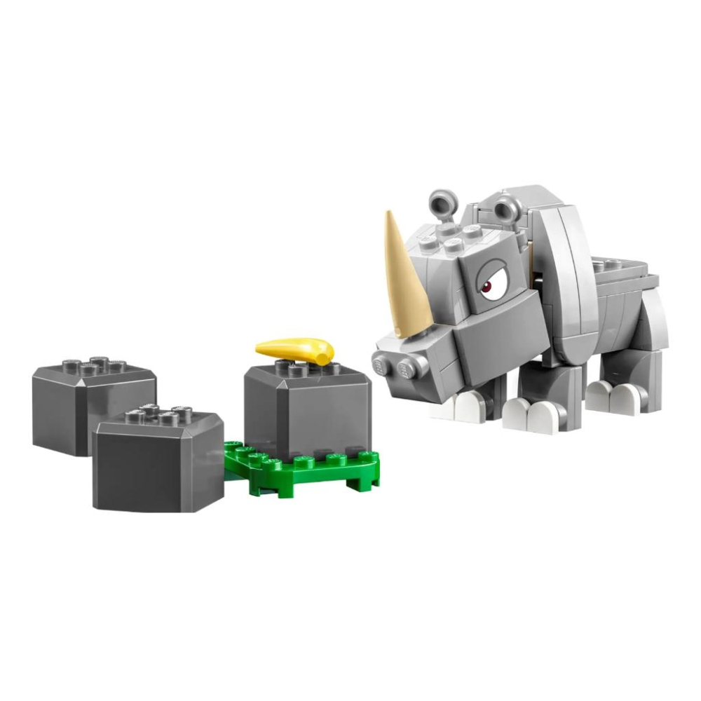 【磚星球】樂高 LEGO 71420 瑪莉歐 犀牛蘭比 Rambi the Rhino-細節圖3