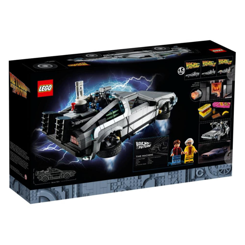 【磚星球】樂高 LEGO 10300 創意系列 回到未來時光車 Back to the Future-細節圖4