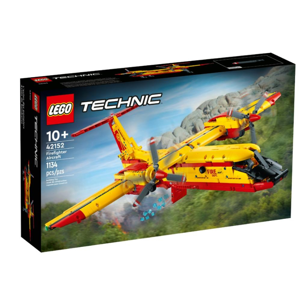 【磚星球】樂高 LEGO 42152 動力科技 消防飛機 Firefighter Aircraft-細節圖2