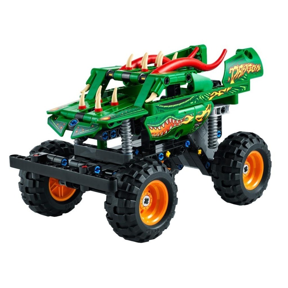 【磚星球】樂高 LEGO 42149 動力科技 迴力卡車 Dragon™ Monster Jam™ Dragon™-細節圖3
