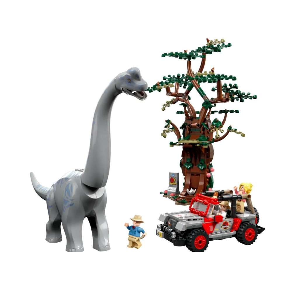 【磚星球】樂高 LEGO 76960 侏羅紀世界系列 腕龍奇觀 Brachiosaurus Discovery-細節圖3
