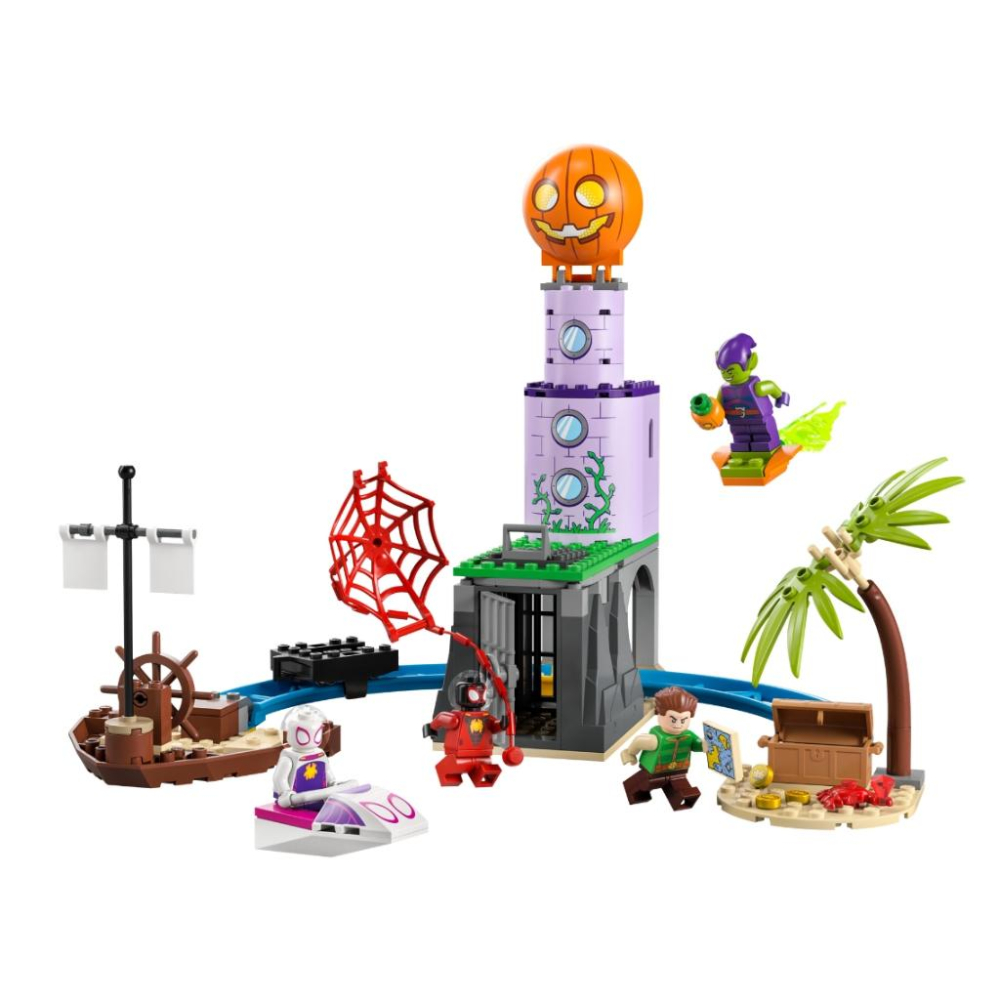 【磚星球】樂高 LEGO 10790 蜘蛛人系列 綠惡魔的燈塔總部 Green Goblin＇s Lighthouse-細節圖3