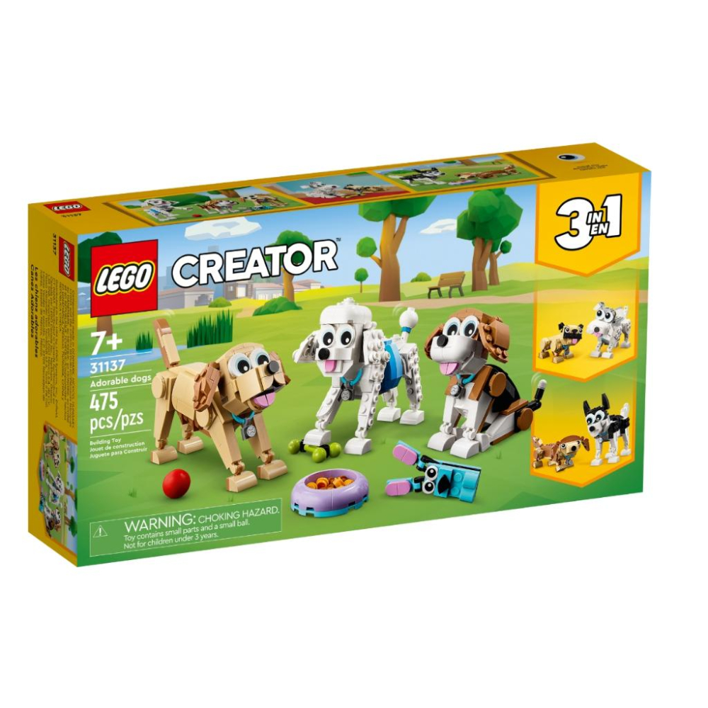 【磚星球】樂高 LEGO 31137 創意三合一系列 可愛狗狗 Adorable Dogs-細節圖2