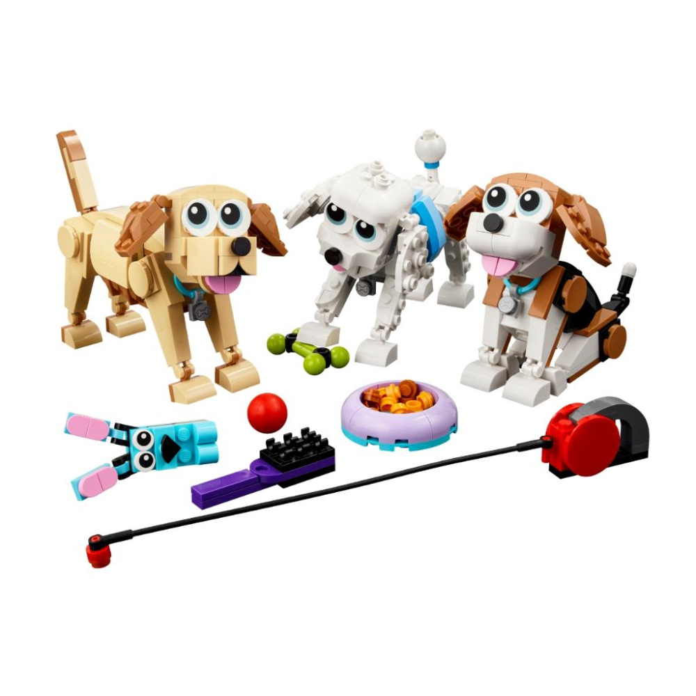【磚星球】樂高 LEGO 31137 創意三合一系列 可愛狗狗 Adorable Dogs-細節圖3