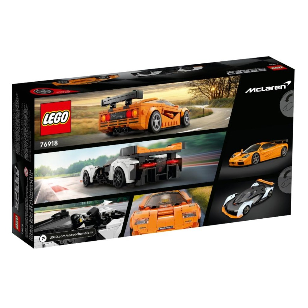 【磚星球】樂高 LEGO 76918 Speed系列 McLaren Solus GT & McLaren F1 LM-細節圖4