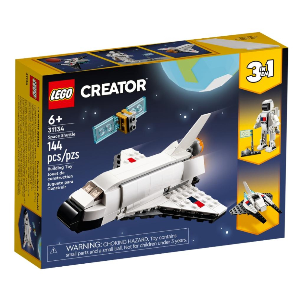 【磚星球】樂高 LEGO 31134 創意三合一系列 太空梭 Space Shuttle-細節圖2