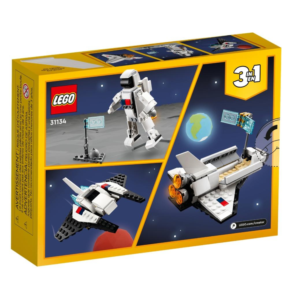 【磚星球】樂高 LEGO 31134 創意三合一系列 太空梭 Space Shuttle-細節圖6