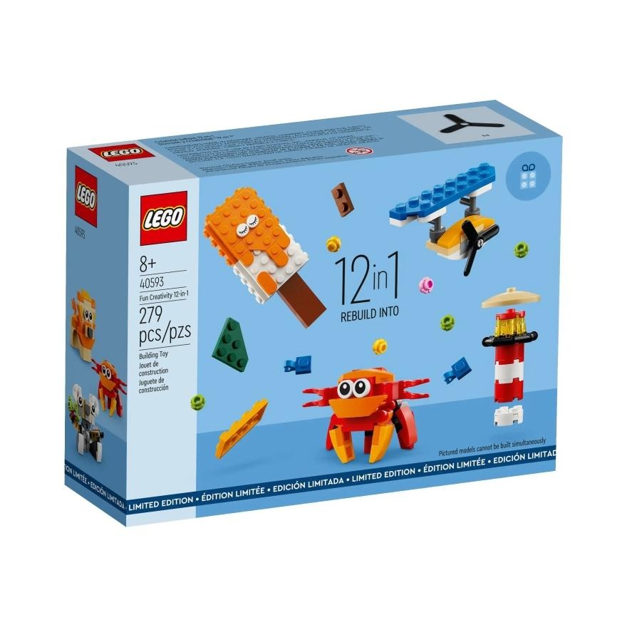 【磚星球】樂高 LEGO 40593 特殊系列 歡樂創意12合1 Fun Creativity 12-in-1-細節圖2