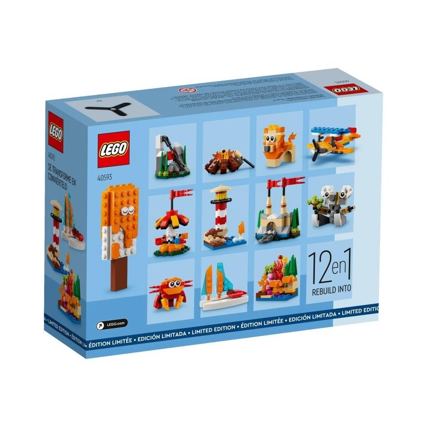 【磚星球】樂高 LEGO 40593 特殊系列 歡樂創意12合1 Fun Creativity 12-in-1-細節圖4