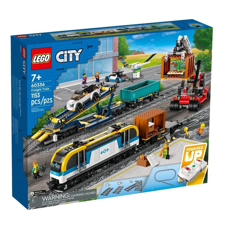 【磚星球】樂高 LEGO 60336 城市系列 貨運列車 Freight Train-細節圖2