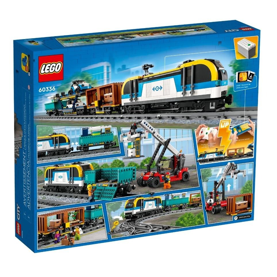 【磚星球】樂高 LEGO 60336 城市系列 貨運列車 Freight Train-細節圖4