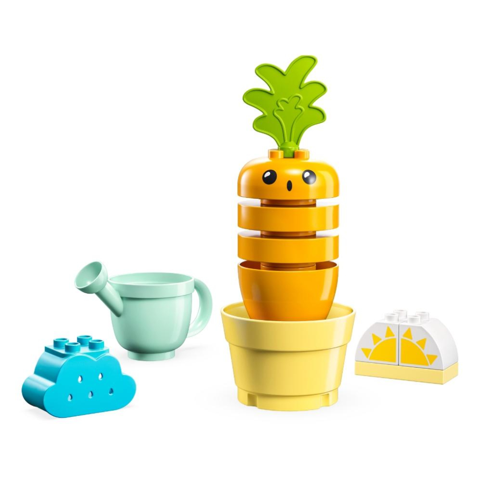 【磚星球】樂高 LEGO 10981 得寶系列 紅蘿蔔種植趣 Growing Carrot-細節圖3