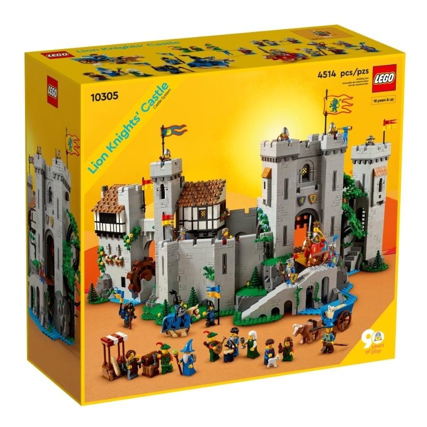 【磚星球】樂高 LEGO 10305 ICONS™ 獅王城堡 Lion Knights＇ Castle-細節圖2