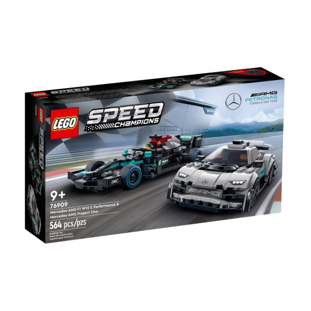 【磚星球】樂高 LEGO 76909 Speed系列 Mercedes AMG F1 & Project One-細節圖2