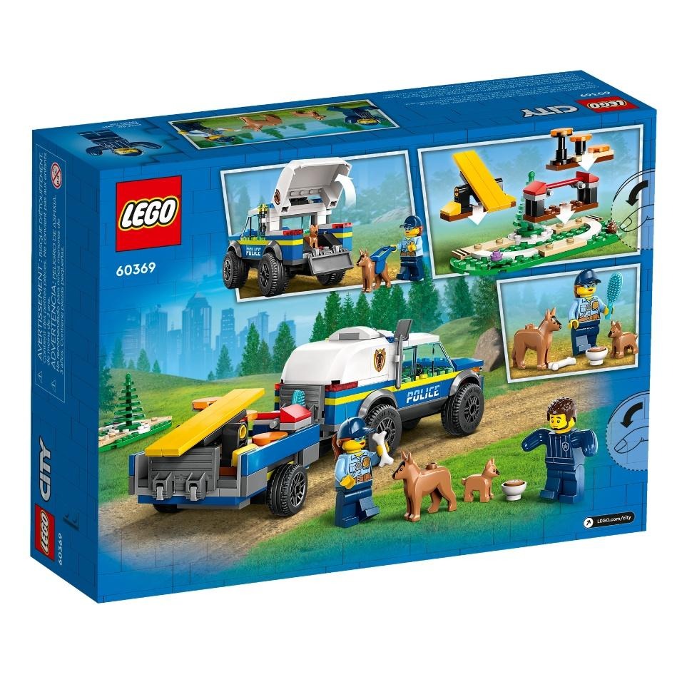 【磚星球】樂高 LEGO 60369 城市系列 移動式警犬訓練 Mobile Police Dog Training-細節圖4