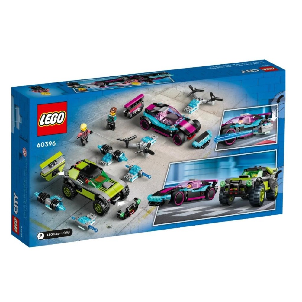 【磚星球】樂高 LEGO 60396 城市系列 改裝賽車 Modified Race Cars-細節圖4