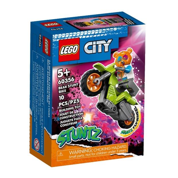 【磚星球】樂高 LEGO 60356 城市系列 大熊特技摩托車 Bear Stunt Bike-細節圖2