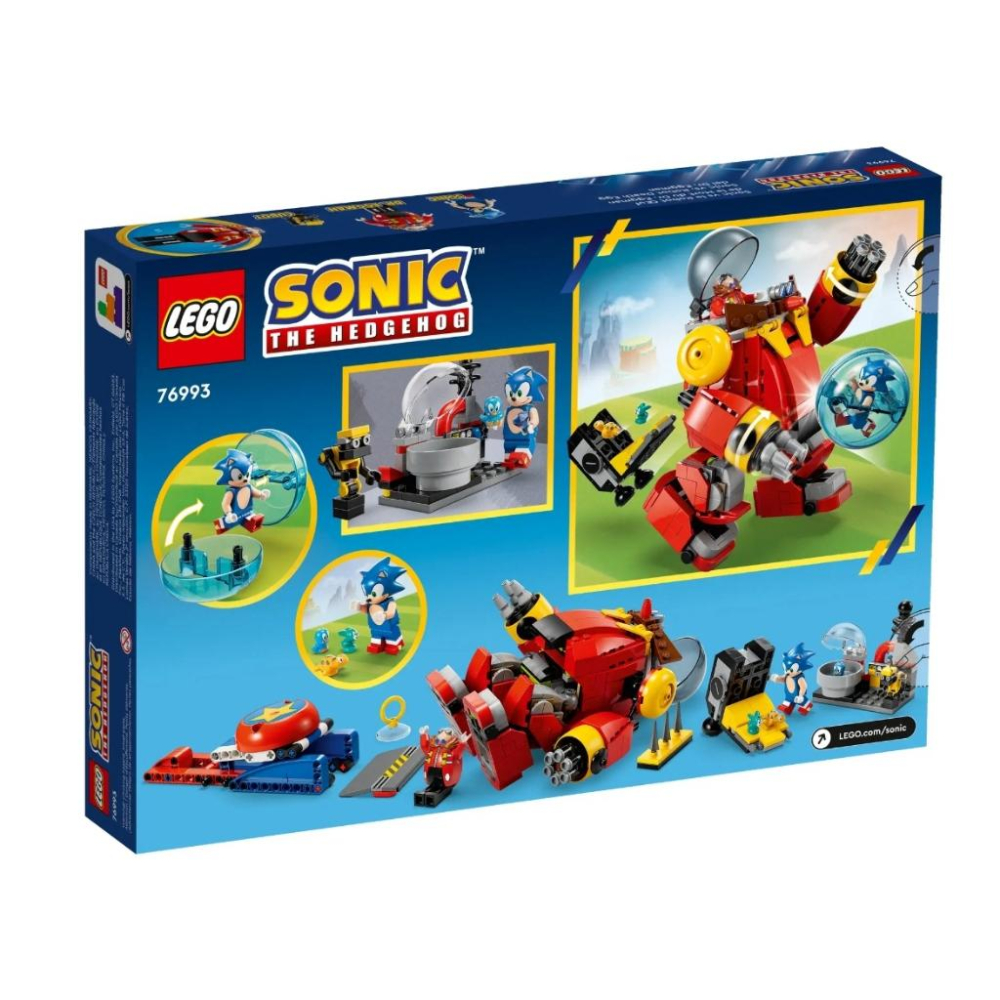 【磚星球】樂高 LEGO 76993 音速小子 索尼克vs蛋頭博士 Sonic vs Dr. Eggmans-細節圖4