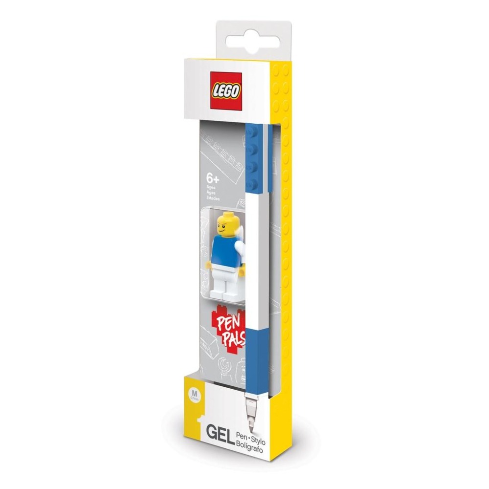 【磚星球】樂高 LEGO 文具 積木筆 - 附人偶 52600 藍 52601 黑 52602 紅 52603 自動鉛筆-細節圖2