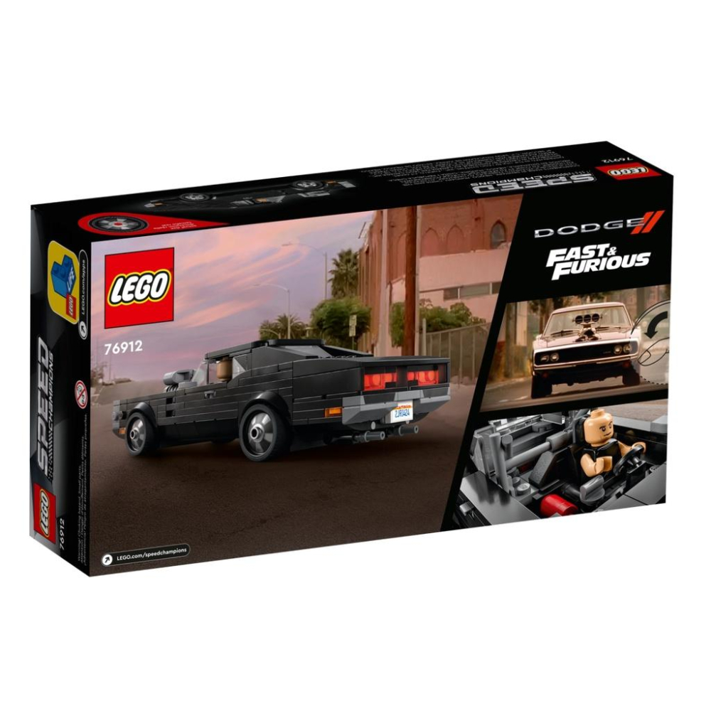 【磚星球】樂高 LEGO 76912 Speed系列 玩命關頭 Dodge Fast & Furious 1970-細節圖4