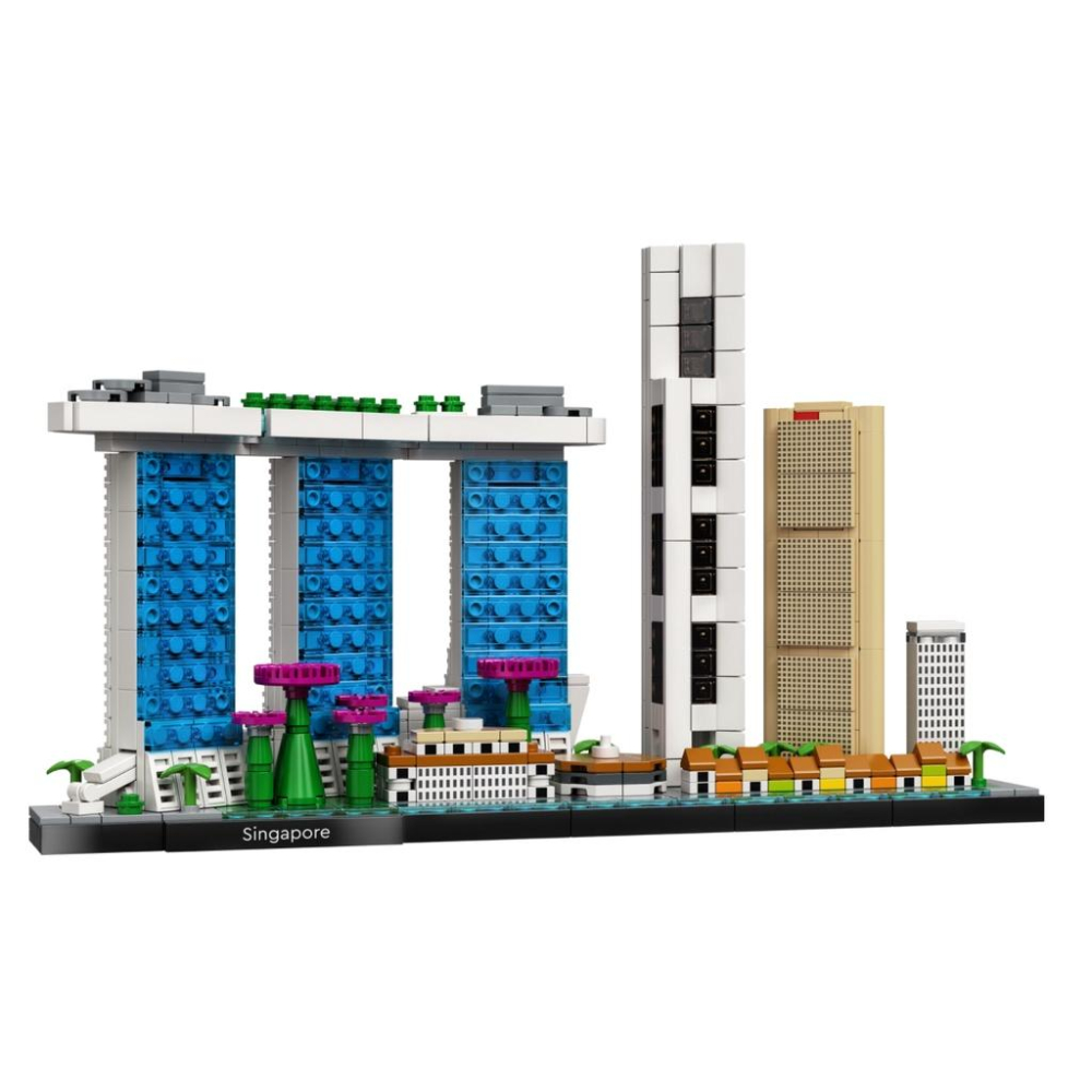 【磚星球】樂高 LEGO 21057 經典建築系列 新加坡 Singapore-細節圖3