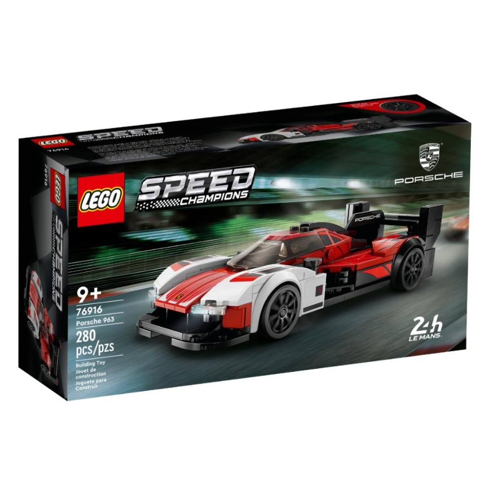 【磚星球】樂高 LEGO 76916 Speed系列 Porsche 963 Porsche 963-細節圖2