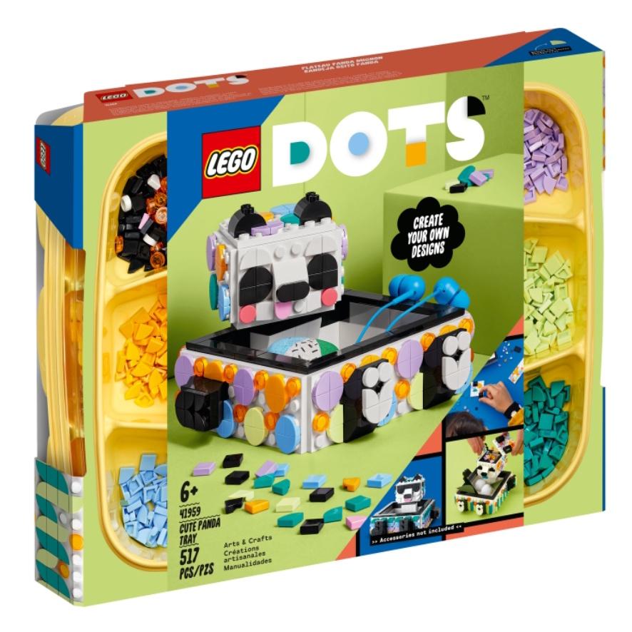 【磚星球】樂高 LEGO 41959 豆豆系列 豆豆收納盒-可愛熊貓 Cute Panda Tray-細節圖2