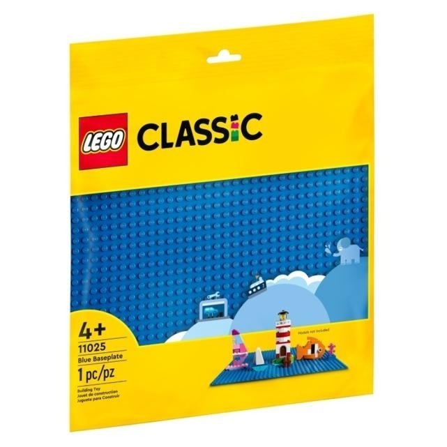 【磚星球】樂高 LEGO 11025 經典系列 藍色底板 Blue Baseplate-細節圖2