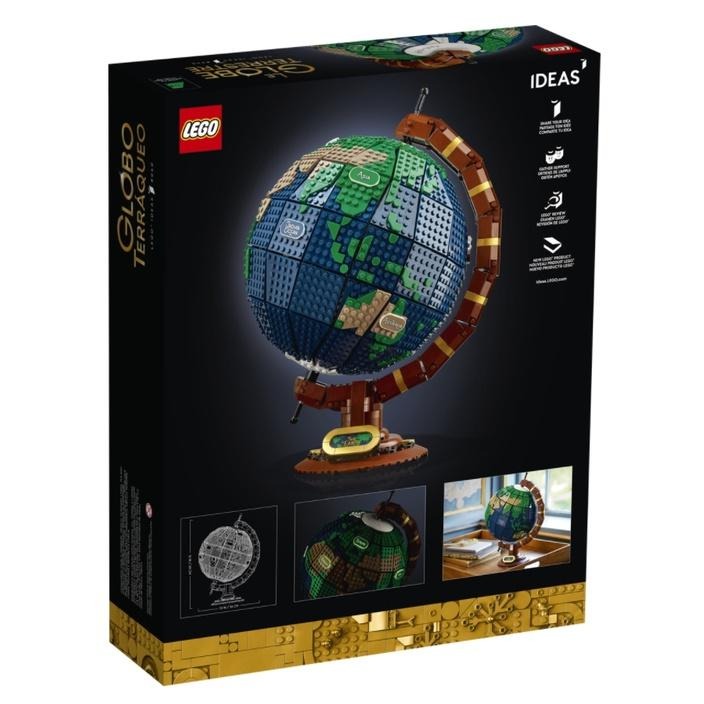 【磚星球】樂高 LEGO 21332 IDEAS 地球儀 The Globe-細節圖4