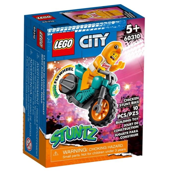 【磚星球】樂高 LEGO 60310 城市系列 小雞特技摩托車 Chicken Stunt Bike-細節圖2