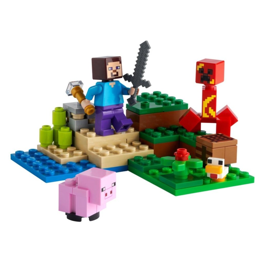 【磚星球】樂高 LEGO 21177 當個創世神 爬行者的埋伏 The Creeper™ Ambush-細節圖3
