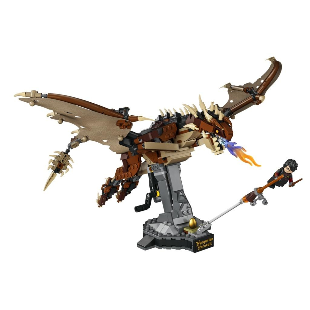 【磚星球】樂高 LEGO 76406 哈利波特系列 匈牙利角尾龍 Hungarian Horntail Dragon-細節圖3