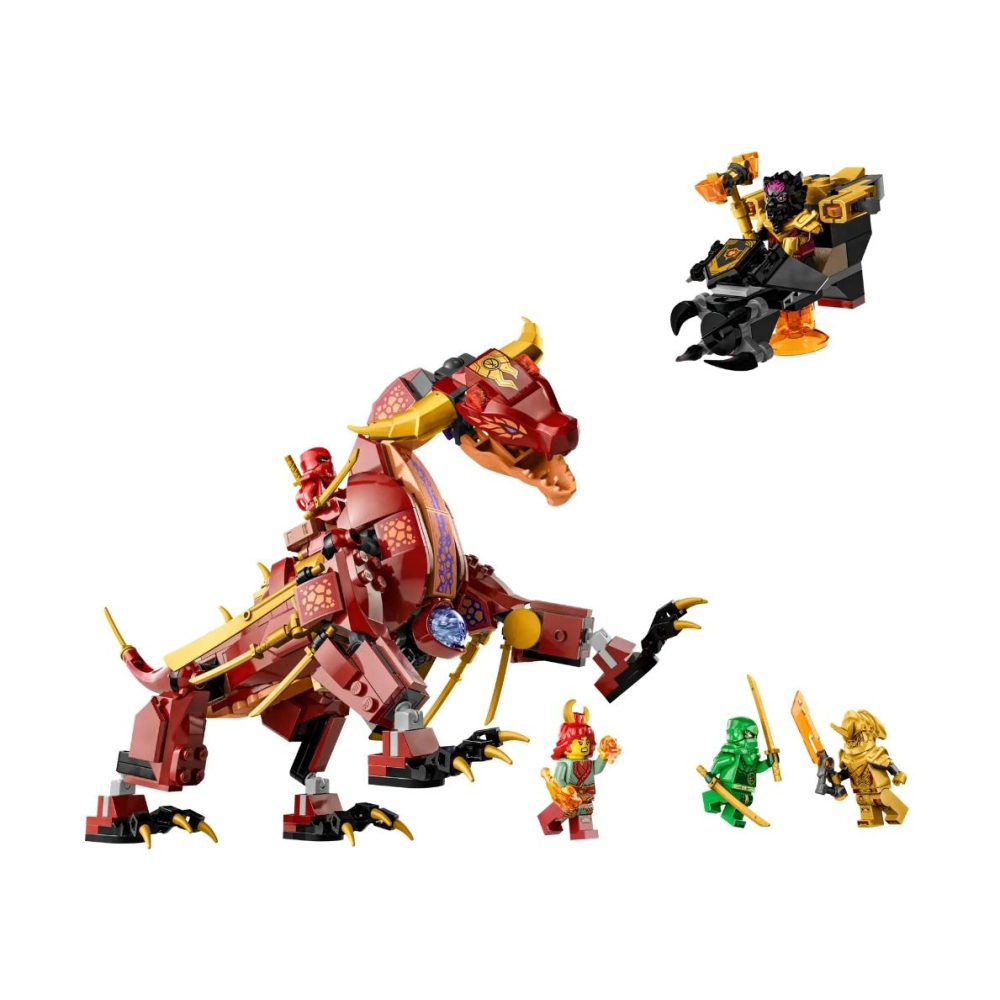【磚星球】樂高 LEGO 71793 旋風忍者 變形熔岩龍 Heatwave Lava Dragon-細節圖3