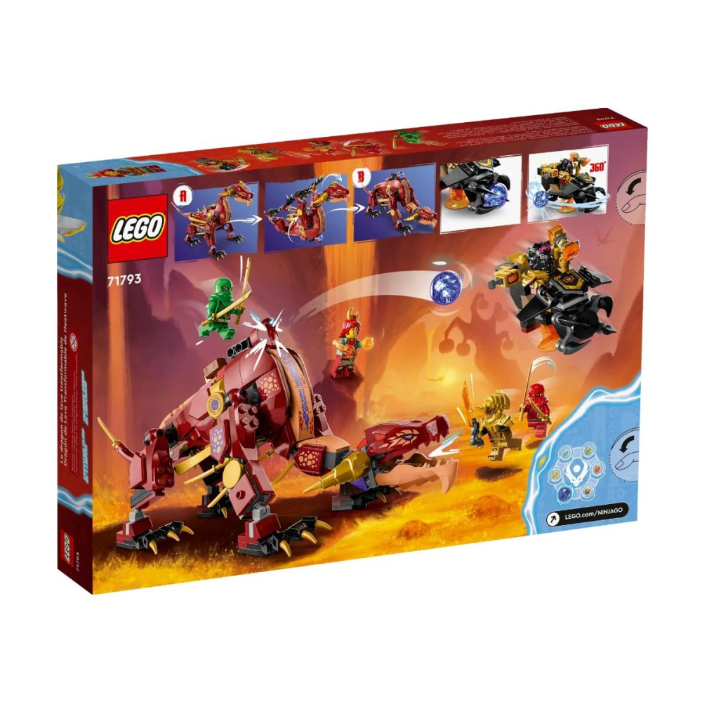 【磚星球】樂高 LEGO 71793 旋風忍者 變形熔岩龍 Heatwave Lava Dragon-細節圖4
