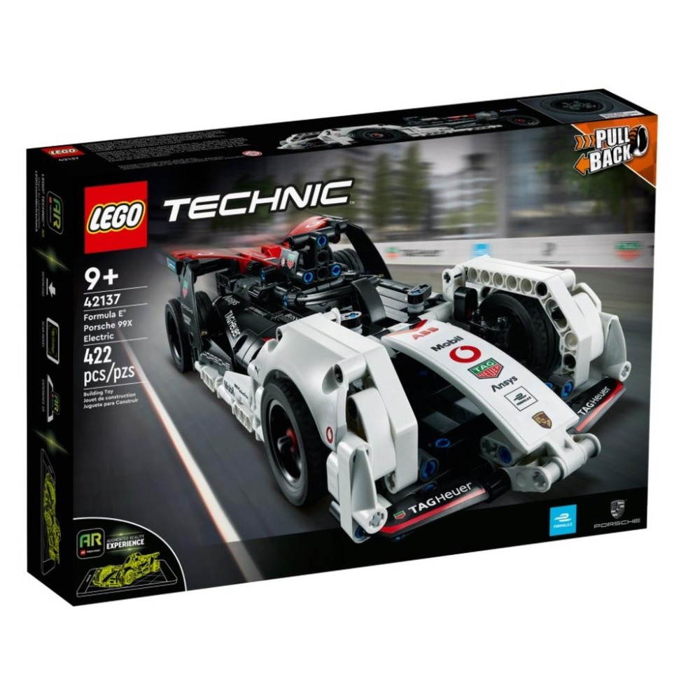 【磚星球】樂高 LEGO 42137 動力科技 保時捷Electric E級方程式 Formula E Porsche-細節圖2