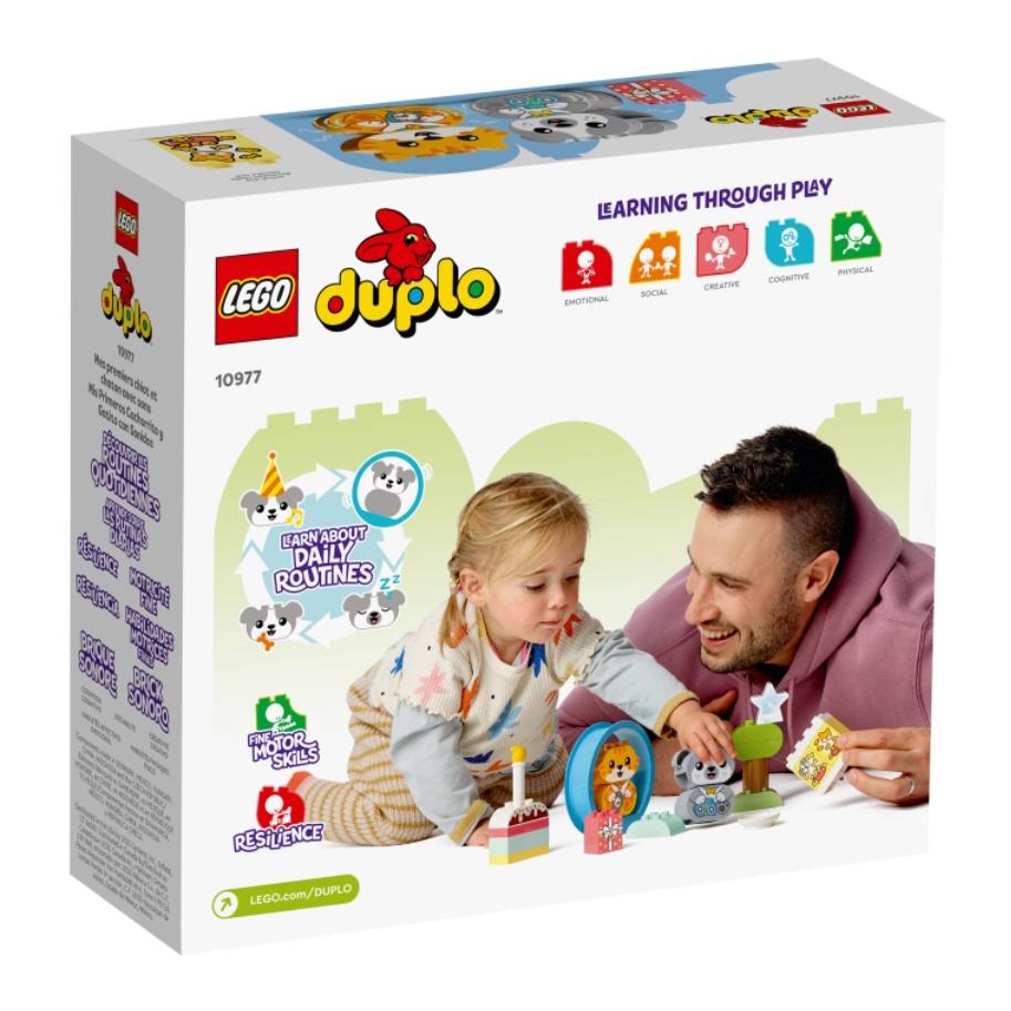【磚星球】樂高 LEGO 10977 得寶系列 我的第一隻有聲小狗和小貓 My Puppy&Kitten w Sound-細節圖4