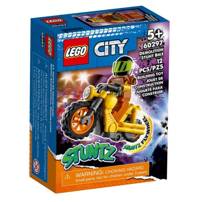 【磚星球】樂高 LEGO 60297 城市系列 衝撞特技摩托車 Demolition Stunt Bike-細節圖2