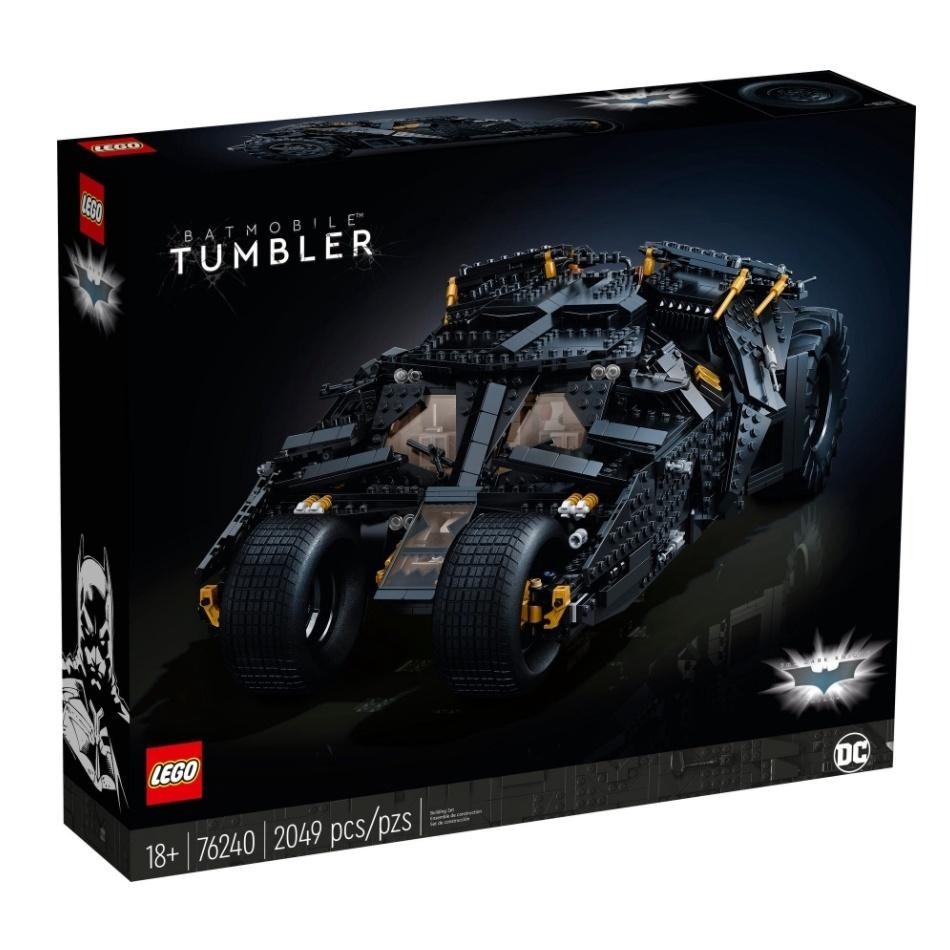 【磚星球】樂高 LEGO 76240 蝙蝠俠系列 黑暗騎士 LEGO® Batmobile™ Tumbler-細節圖2