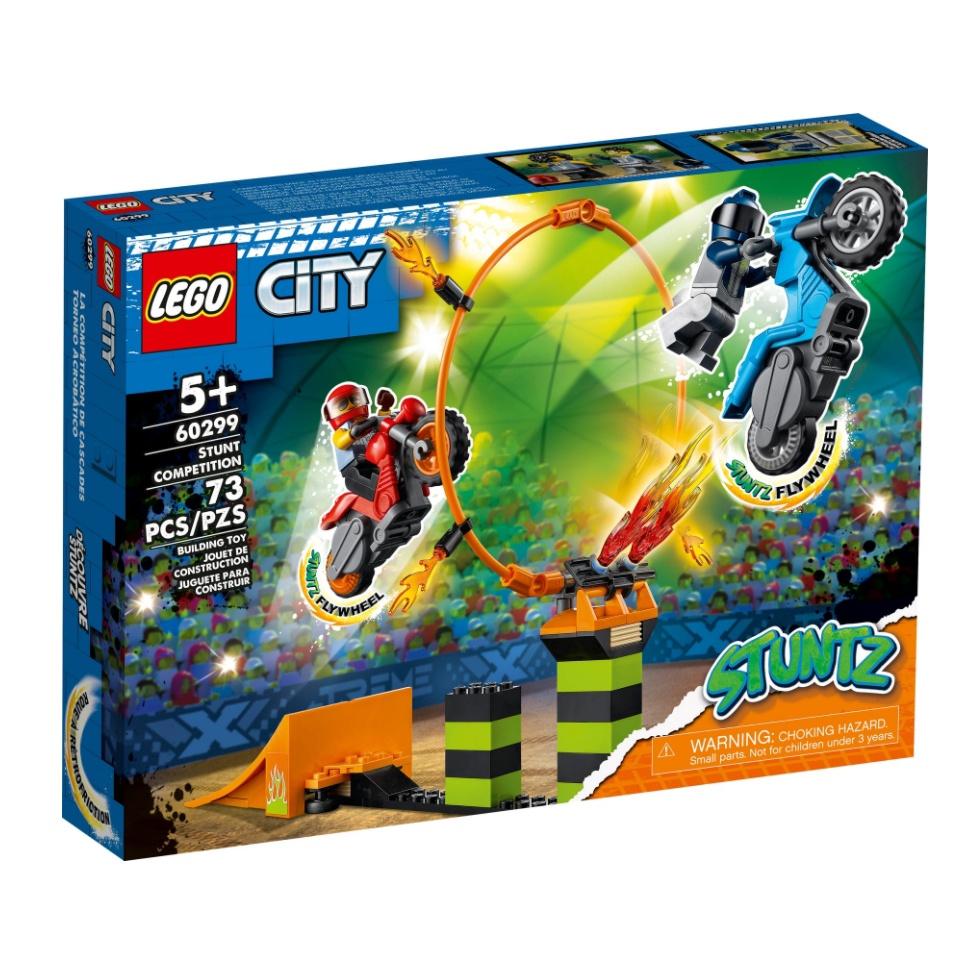 【磚星球】樂高 LEGO 60299 城市系列 特技競賽 Stunt Competition-細節圖2