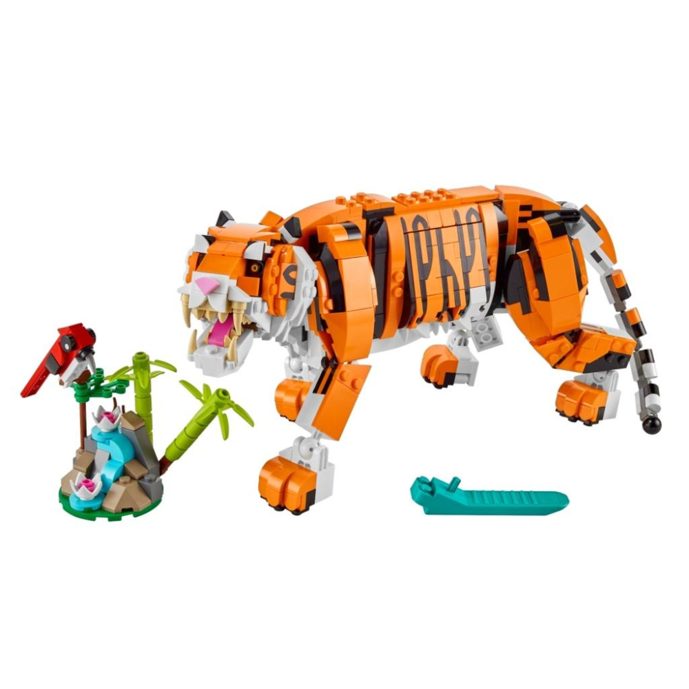 【磚星球】樂高 LEGO 31129 創意三合一系列 猛虎 Majestic Tiger-細節圖3