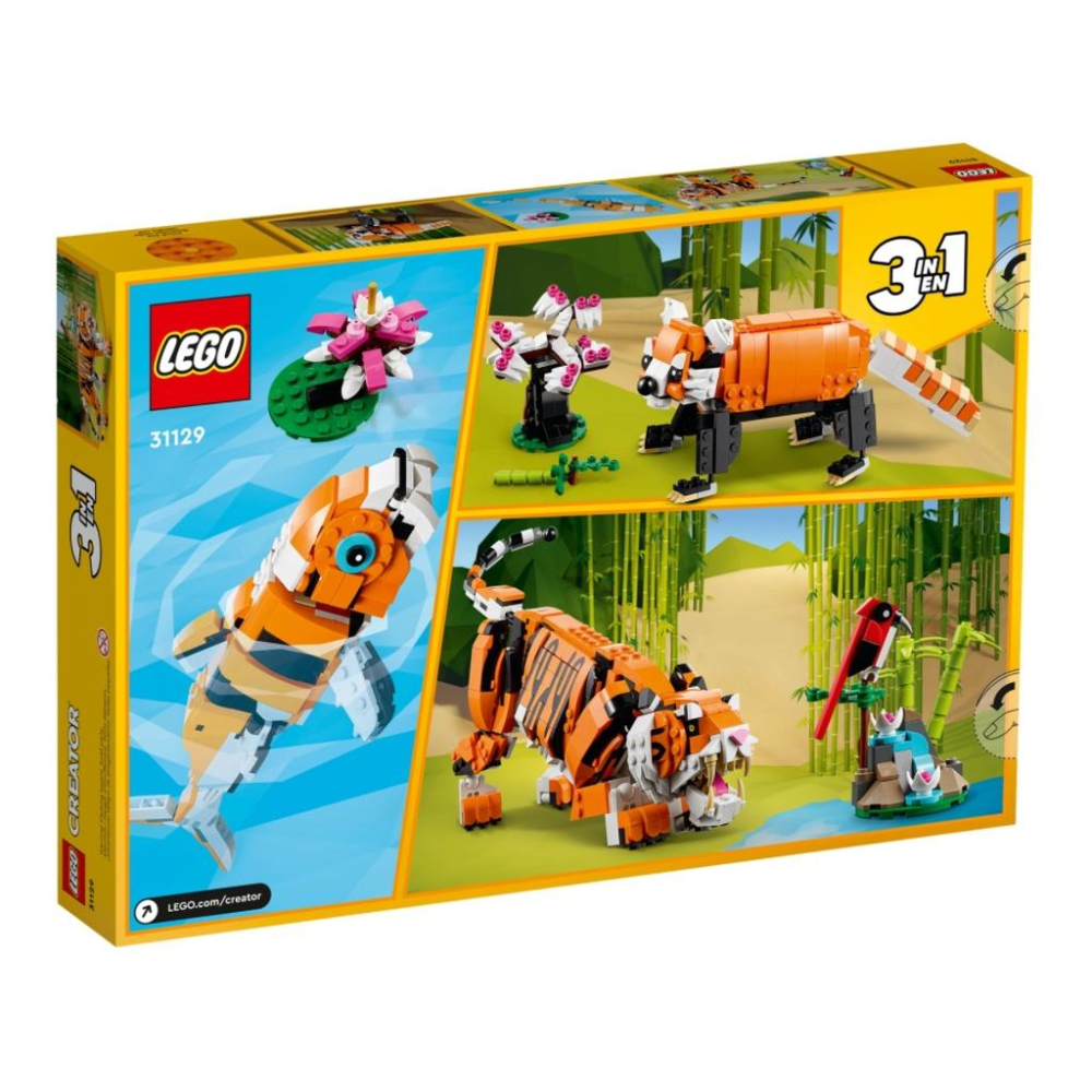 【磚星球】樂高 LEGO 31129 創意三合一系列 猛虎 Majestic Tiger-細節圖6