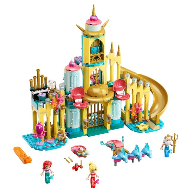 【磚星球】樂高 LEGO 43207 迪士尼系列 小美人魚的海底宮殿 Ariel’s Underwater Palace-細節圖3